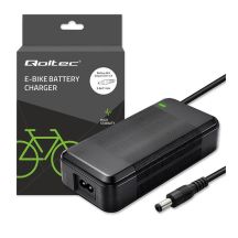 Qoltec Fast Charger for Electric Scooter Bike 36V | 42V | 4A | 5.5*2.1 + Power Cable