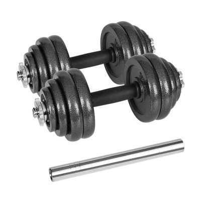 13. REBEL ACTIVE ADJUSTABLE DUMBBELLS IN A CASE WITH A BAR, SET 30 KG