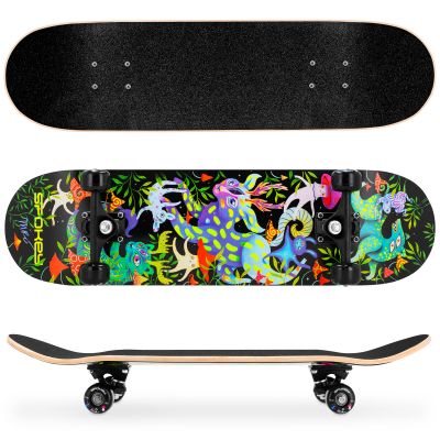 3. Spokey Skateboard with Light-Up Graphics Ollie SPK-942542
