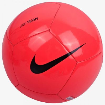NIKE PITCH BRIGHT CRIMSON/BLACK S.5 FOOTBALL