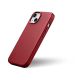 8. iCarer Case Leather case cover made of natural leather for iPhone 14 Plus red (compatible with MagSafe)