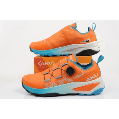 10. Aku men's trial trekking shoes Furiosa BOA Gore-tex Vibram fashionable orange