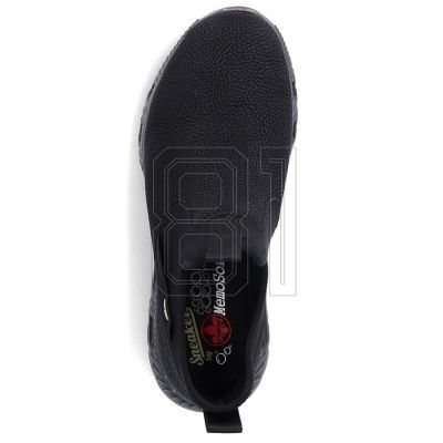 32. Rieker W RKR616 comfortable slip-on ankle boots, black