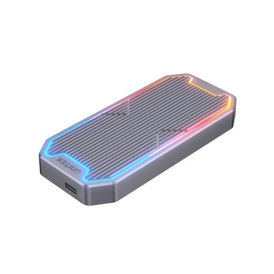 11. UNITEK USB-C M.2 SSD NVME/SATA Enclosure, 10GBPS, RGB