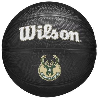 5. Wilson Team Tribute Milwaukee Bucks Mini Ball WZ4017606XB basketball