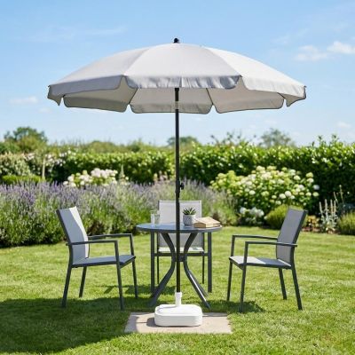 27. GARDEN PARASOL 185 CM GREY
