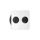 Bachmann 946.015 Electrical Socket Type E + USB A + USB C Stainless Steel