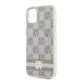 6. DKNY IML Checkered Mono Pattern & Printed Stripes MagSafe case for iPhone 11 / Xr - beige