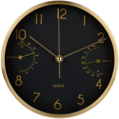 WALL OR TABLE CLOCK 15X4CM ARTICASA BLACK