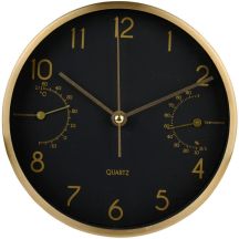 WALL OR TABLE CLOCK 15X4CM ARTICASA BLACK