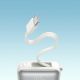 13. Joyroom JR-PBF27 10000mAh 22.5W Powerbank with Built-in USB-C and Lightning Cables - White