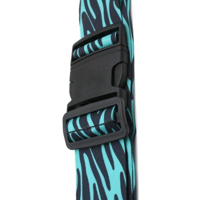 6. UNIVERSAL SECURITY STRAP FOR SUITCASE 180x5CM PROWORLD ZEBRA BLUE
