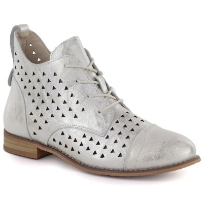 2. Platform Work Boots with Decoration Potocki W WOL106B White