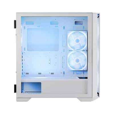 15. MODECOM HORIZON ARGB FLOW MIDI USB TYPE-C CASE WHITE