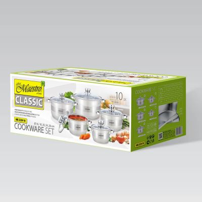 7. MR-2220-10 MAESTRO 10-piece cookware set
