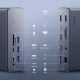 5. Baseus UnionJoy USB-C Docking Station 2xHDMI4K@60Hz 1xDP4K@60Hz 3xUSB-A3.0 2xUSB-C3.0 2xUSB-A2.0 1xRJ45 PD PC 1xSD+TF 1x3.5mm minijack - gray