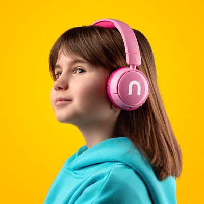 3. Niceboy HIVE Kiddie Pink Headset Headband Calls/Music/Sports/Everyday Pink