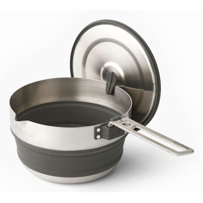 3. SEA TO SUMMIT Detour Stainless Steel Folding Pot