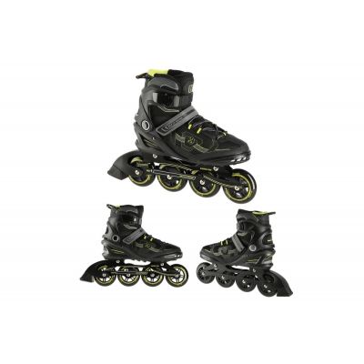 2. NILS EXTREME NA9157 ROLLER SKATES BLACK AND GOLD SIZE 39