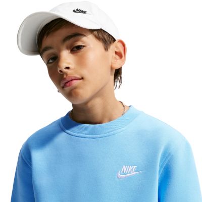 3. Nike Sportswear Club Fleece Kids' Sweatshirt Light Blue FD3006 497