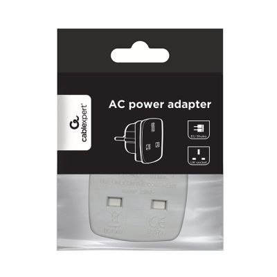 6. GEMBIRD A-AC-UKEU-001 Adapter (English F - PL (10A) M; white)