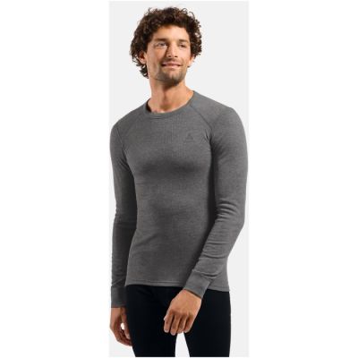 Odlo BL TOP crew neck s/s ACTIVE WARM long sleeve thermal underwear size S Dark Gray