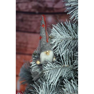 2. GREY LEPHOBE BAUBLE PENDANT 11CM