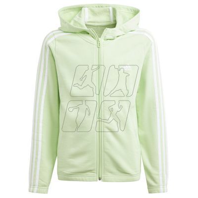 4. Adidas 3 Stripes Full-Zip Hoodie Jr IS2632