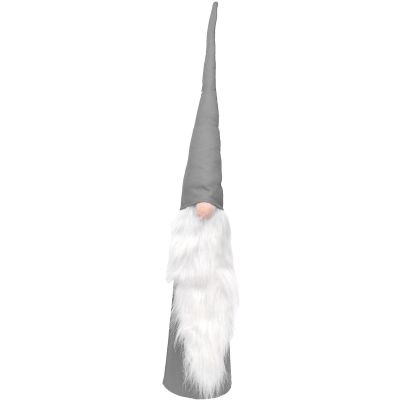 18. SET OF GRAY DECORATIVE SANTA CLAUS 60, 70, 80 CM