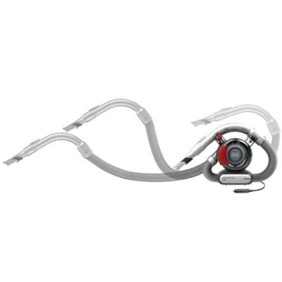 2. Black & Decker PD1200AV Portable Vacuum Cleaner Gray, Red Bagless