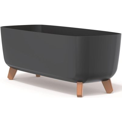8. GRACIA CASE FLOWER POT 39x19.5cm ANTHRACITE