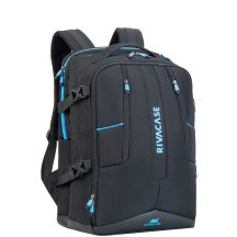 RIVACASE BACKPACK FOR LAPTOP FOR GAMERS 17.3" BORNEO, BLACK, GAMING, MADE OF WATERPROOF MATERIAL