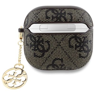 2. Guess GUA4G4GSMW AirPods 4 cover brown 4G Charm Collection