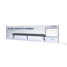 GEMBIRD 2-MONITOR STAND (RECTANGULAR SHAPE)