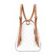 3. Puccini Monogram Collection Women's Backpack Bag White - BLXP0011P-0