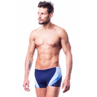 Men's swimming trunks 034 navy blue M