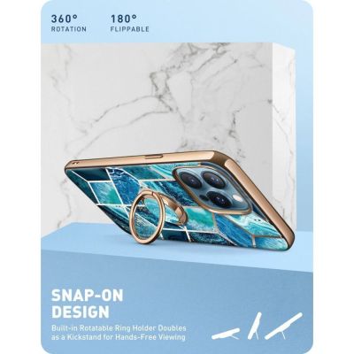 4. Supcase IBLSN Cosmo Snap Case for iPhone 13 Pro - Blue