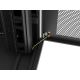 13. Lanberg 19" 37U 800X800 black floor-standing rack cabinet with perforated doors (Flat Pack)