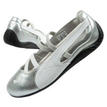 Puma women's sports shoes Speedcat Ballet silver ballet flats fashionable