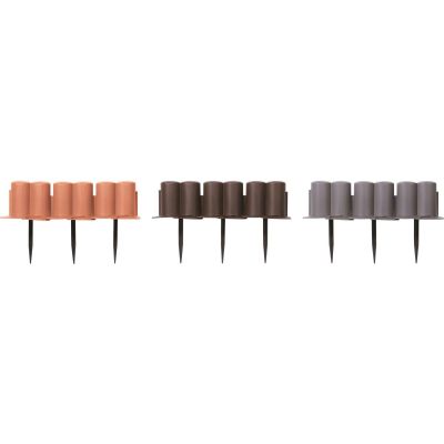 32. GARDEN PALISADE LAWN EDGE 302CM IPAL 6 TERRACOTTA