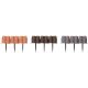 32. GARDEN PALISADE LAWN EDGE 302CM IPAL 6 TERRACOTTA