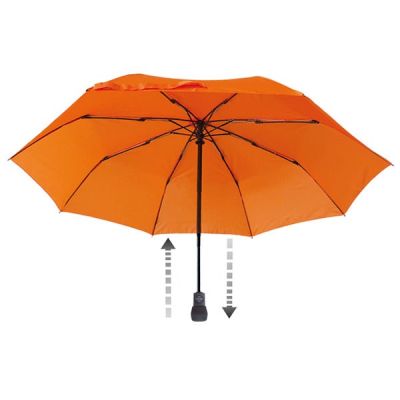 2. EuroSCHIRM light trek automatic Orange Fiberglass Polyester Compact Rain Umbrella