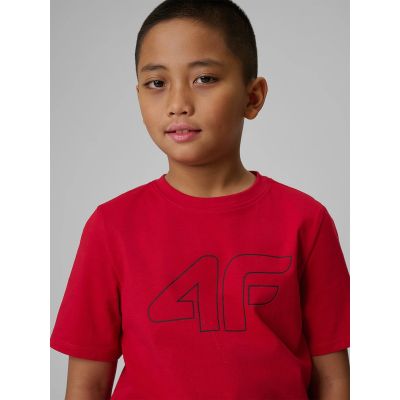 3. Boy's regular printed T-shirt 4F 4FJRSS26TTSHM3599-10S