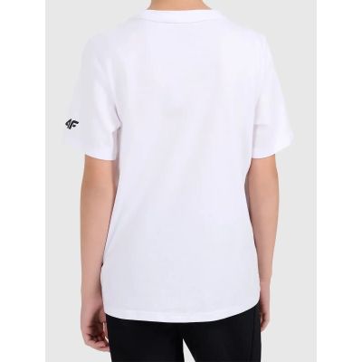 2. Boy's plain cotton T-shirt 4F 4FJWMM00TTSHM2330-10S