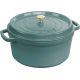 STAUB LA COCOTTE Round cast iron pot 2.2 l, eucalyptus
