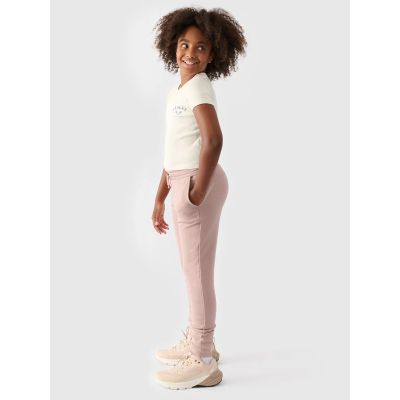 Girls' jogger sweatpants 4F Junior 4FJWMM00TTROF0828-83S