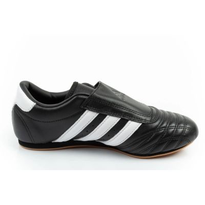 4. Adidas Women's Taekwondo Sports Shoes Black Leather Slip-On