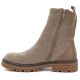 3. Women's beige suede ankle boots M.Daszyński SA259-2