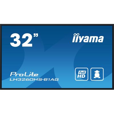 2. Large Format Monitor iiyama LH3260HS-B1AG A 80cm (31.5") LED Wi-Fi 500 cd/m2 Full HD Android 11 24/7 Black