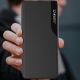 11. Eco Leather View Case case for Samsung Galaxy A14 with a flip stand black